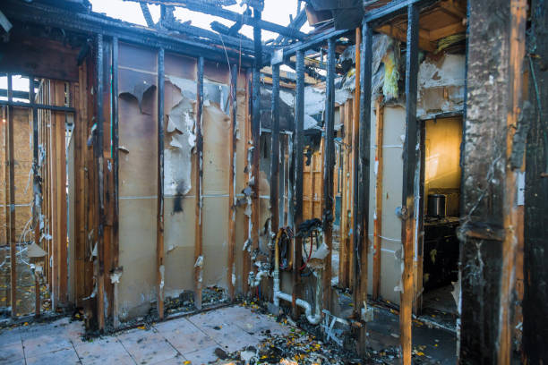 Professional Fire Damage Repair technician working in Auxvasse, MO